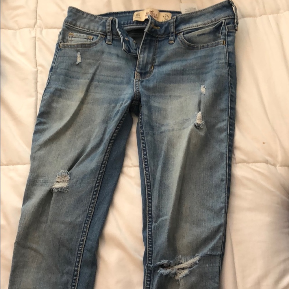 blue jeans from hollister
